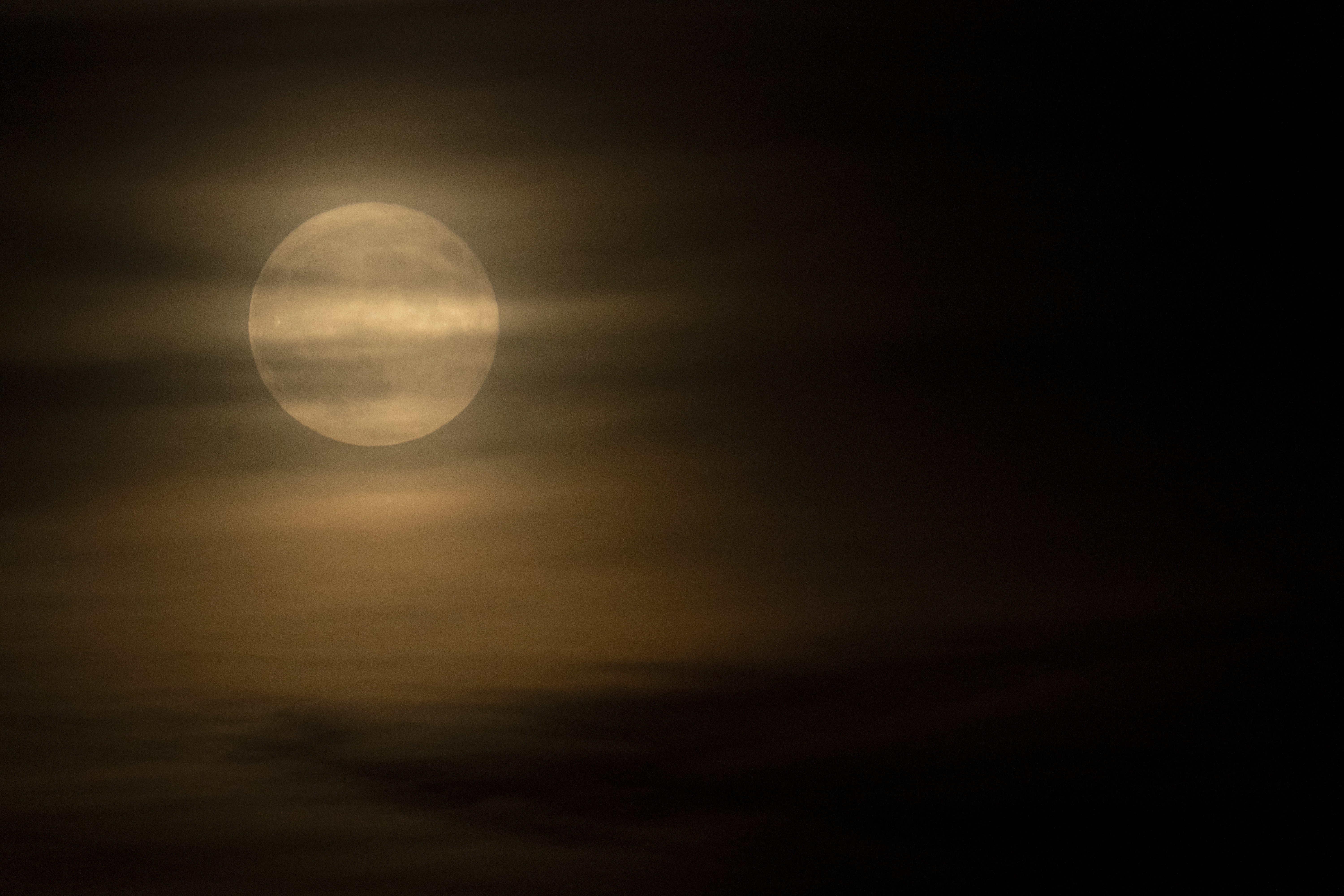 Photos: Halloween Blue Moon brightens the night sky