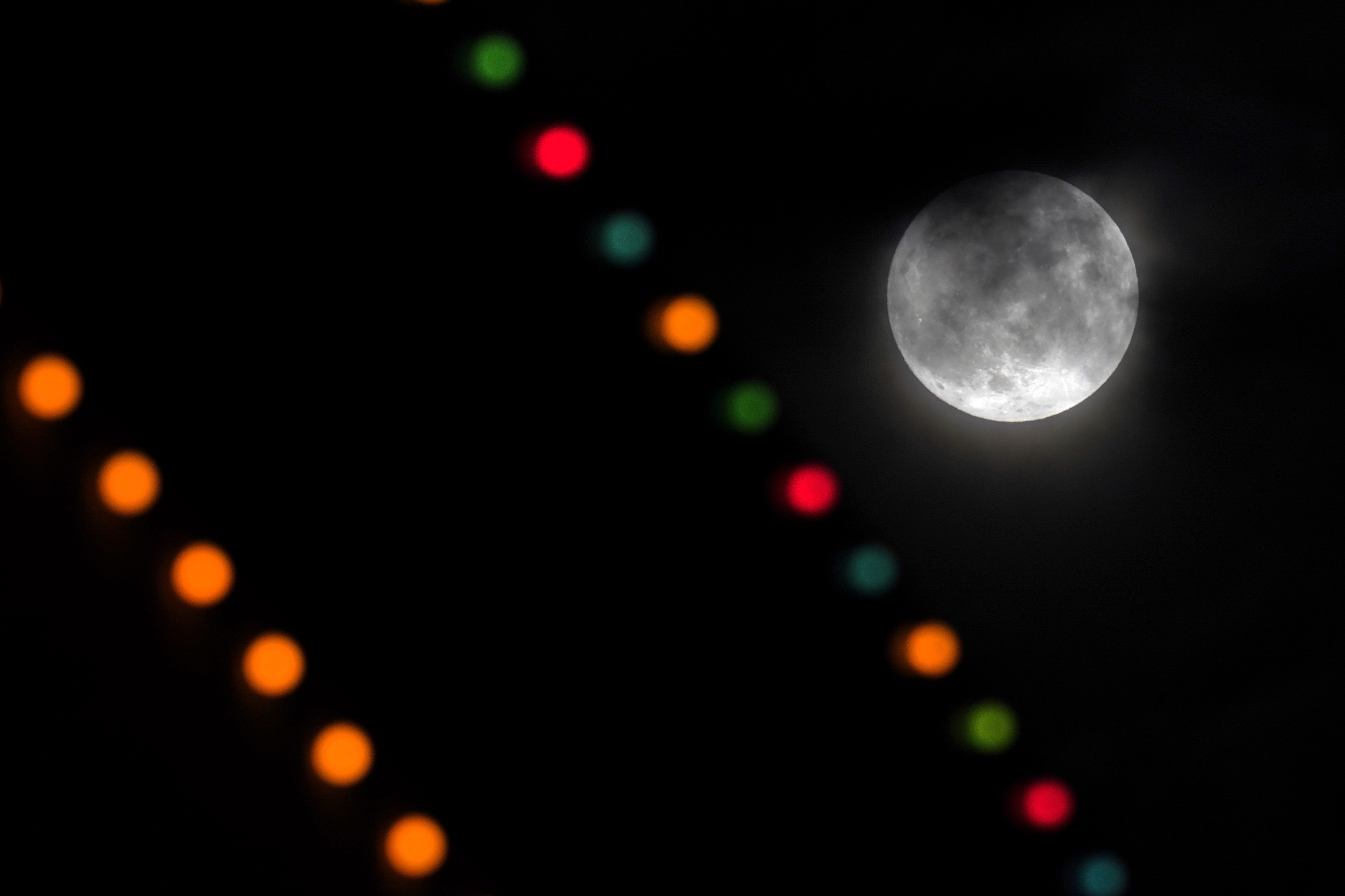 Photos: Beaver Moon 2020 shines in the night sky, coincides with penumbral lunar eclipse