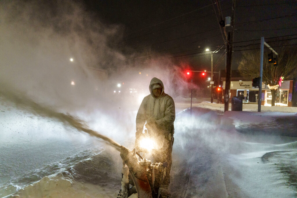 Winter weather blankets northeast