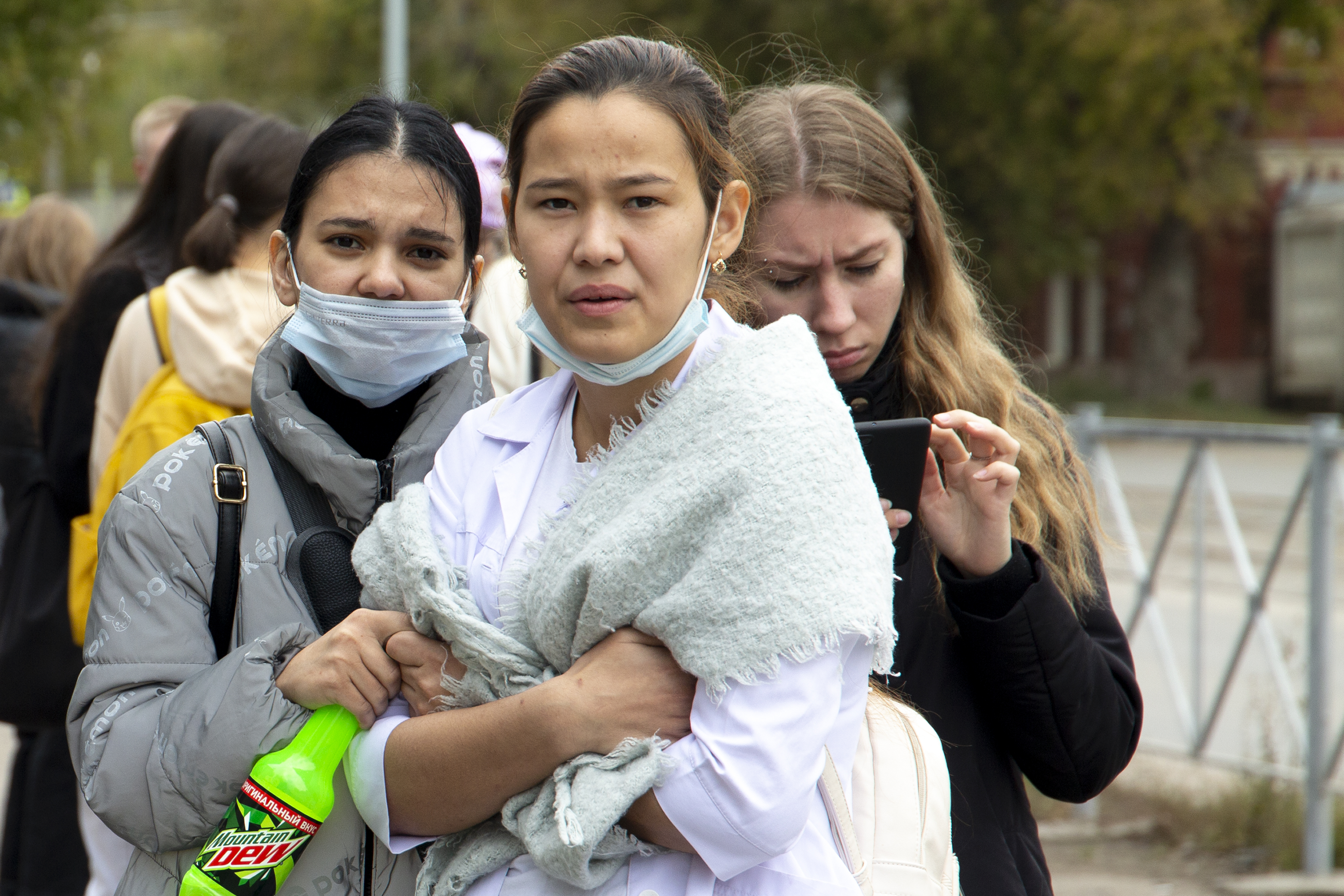 Photos: Russian university shooting leaves 6 dead, 2 dozen hurt