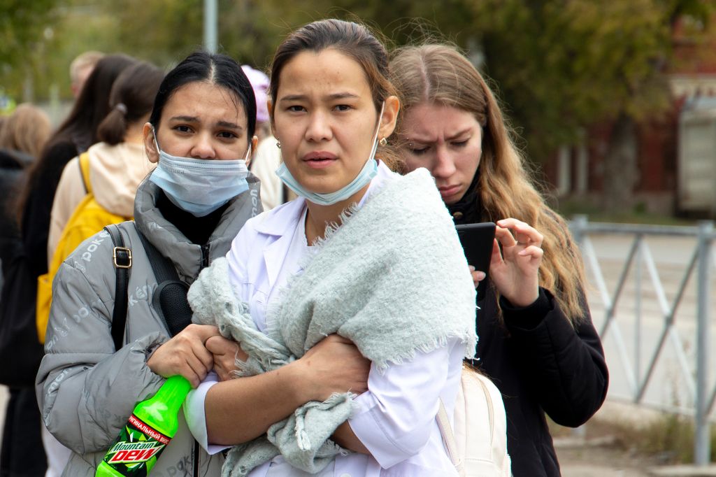 Photos: Russian university shooting leaves 6 dead, 2 dozen hurt