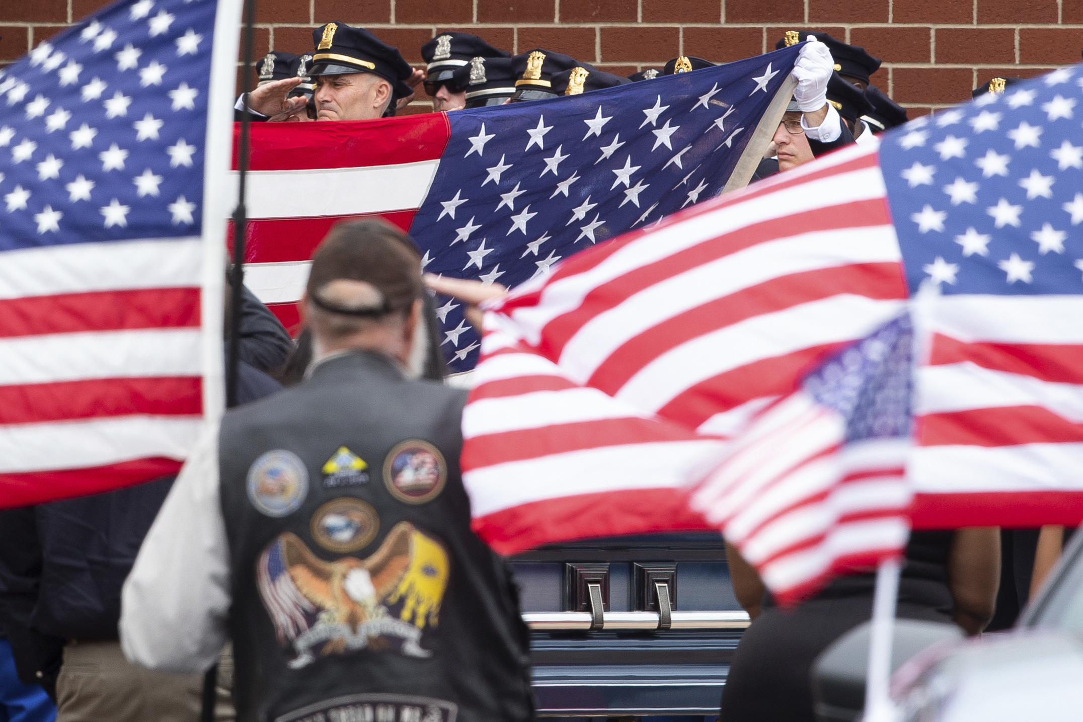 Photos: Aaron Salter Jr., retired Buffalo officer killed in mass shooting, honored at funeral