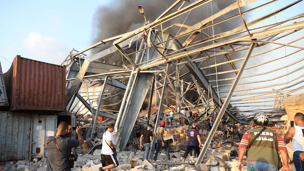 Massive explosion rocks Beirut
