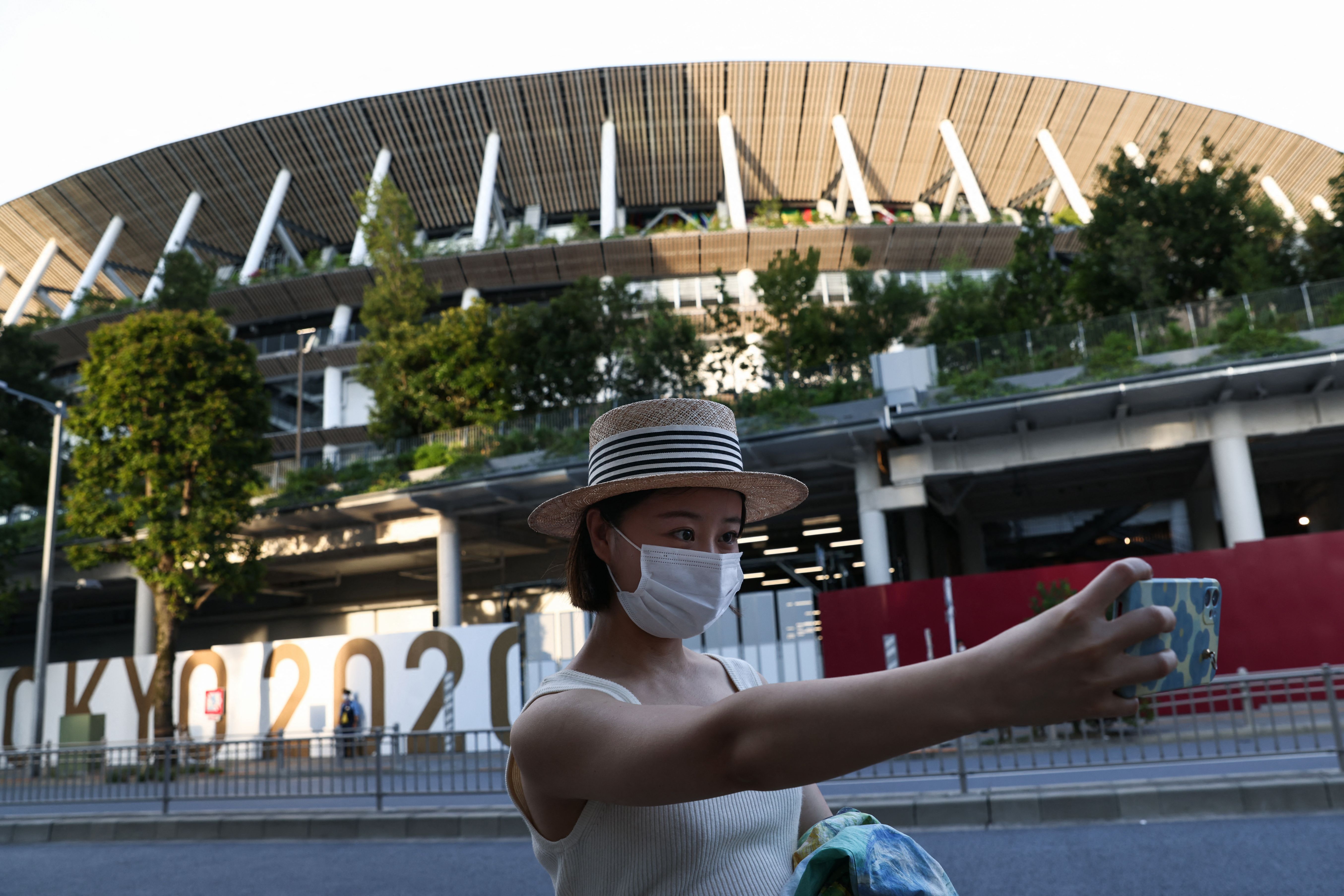 Photos: Nearly empty venues, protests in Tokyo ahead of Olympics opening ceremony