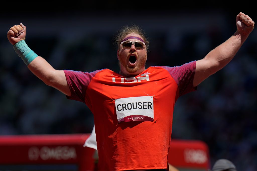 Photos: Ryan Crouser wins Olympic gold, sets record in shot put