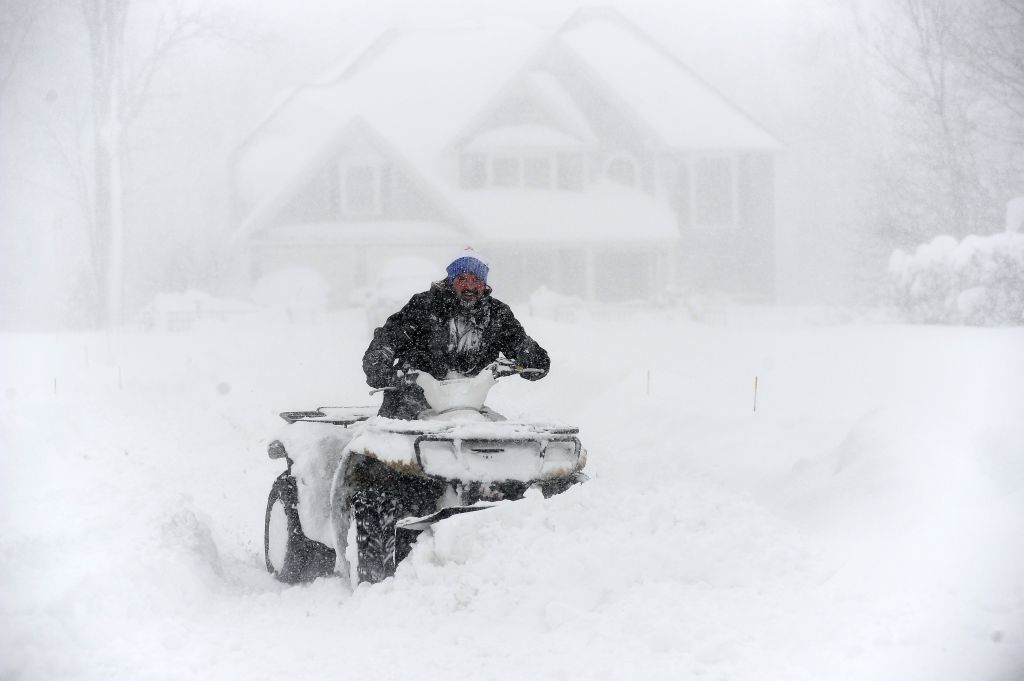 Intense Winter Storm Brings Multiple Feet Of Lake Effect Snow To Buffalo Area