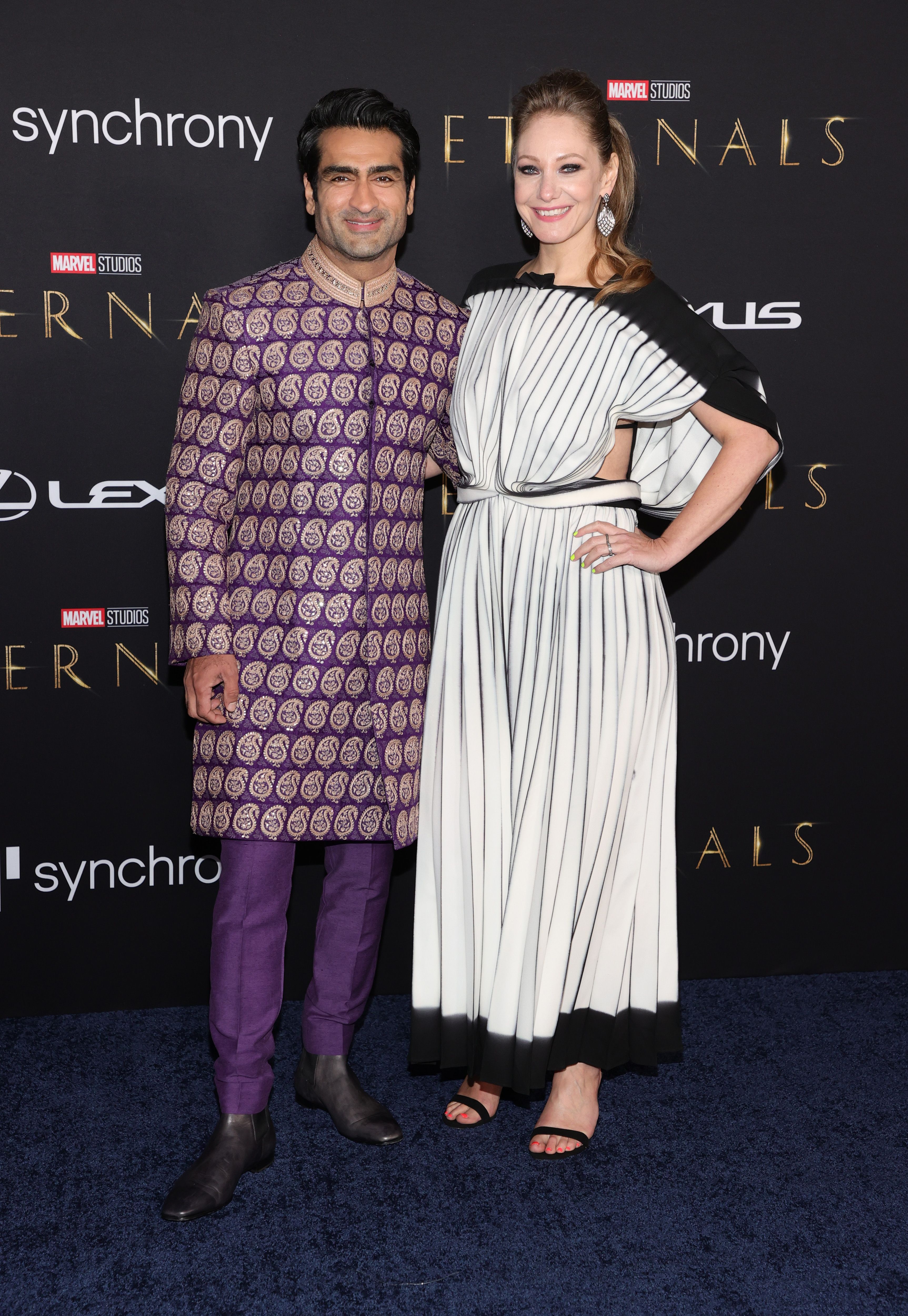 Photos: Angelina Jolie, Salma Hayek stun on 'Eternals' red carpet