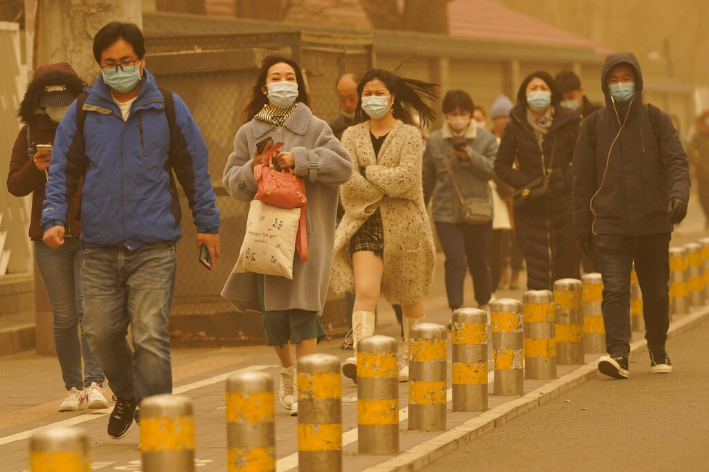 Worst sandstorm in a decade sweeps across China