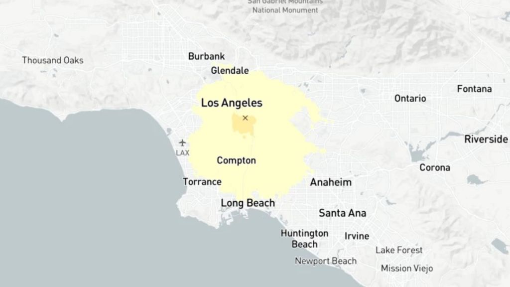 L.A. earthquake: