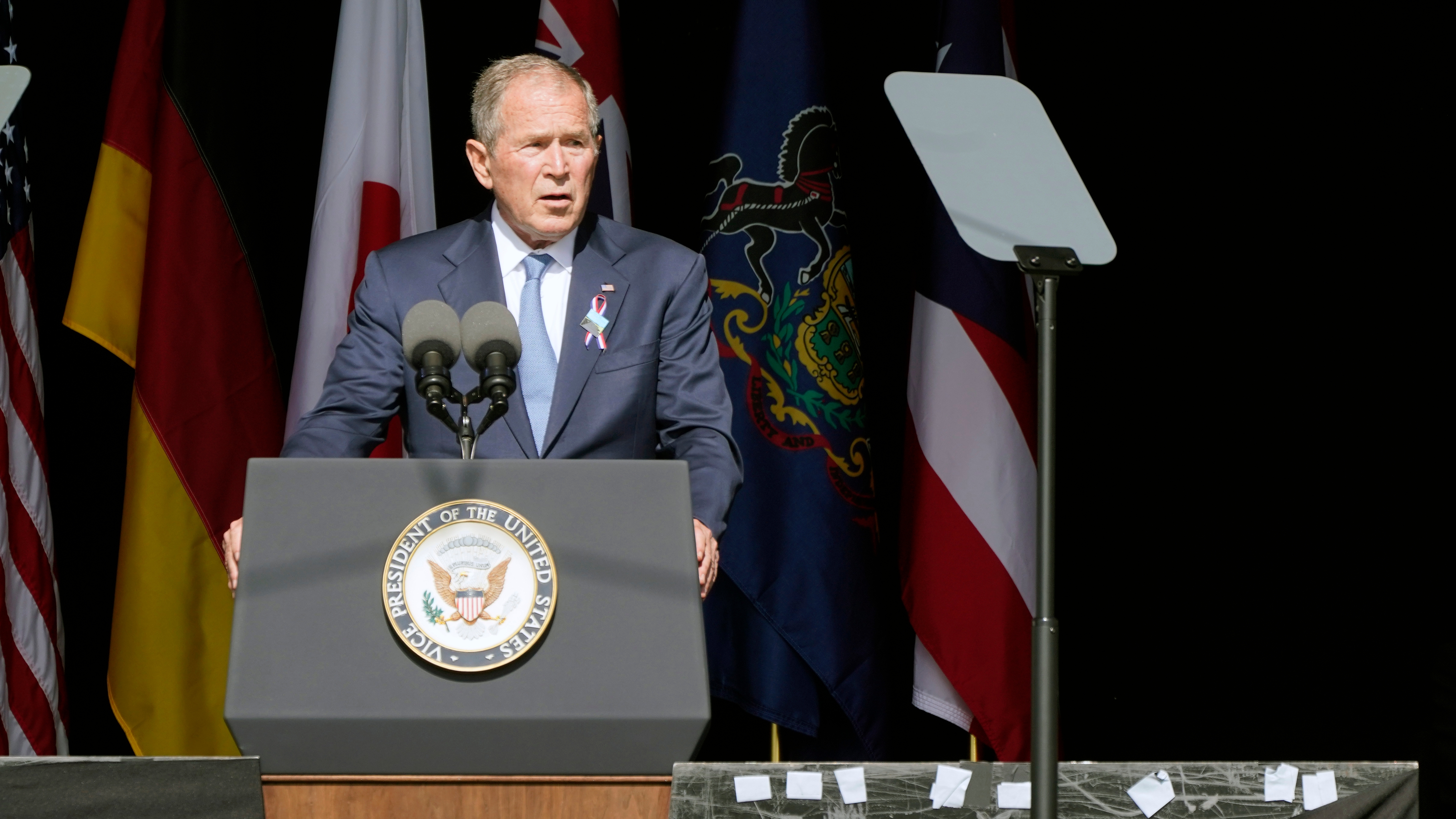 Former President George W. Bush warns of domestic extremism on 9/11 anniversary