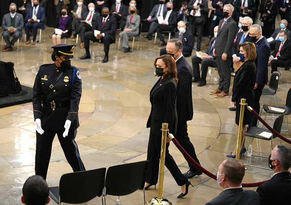 Bob Dole Lies In State At U.S. Capitol