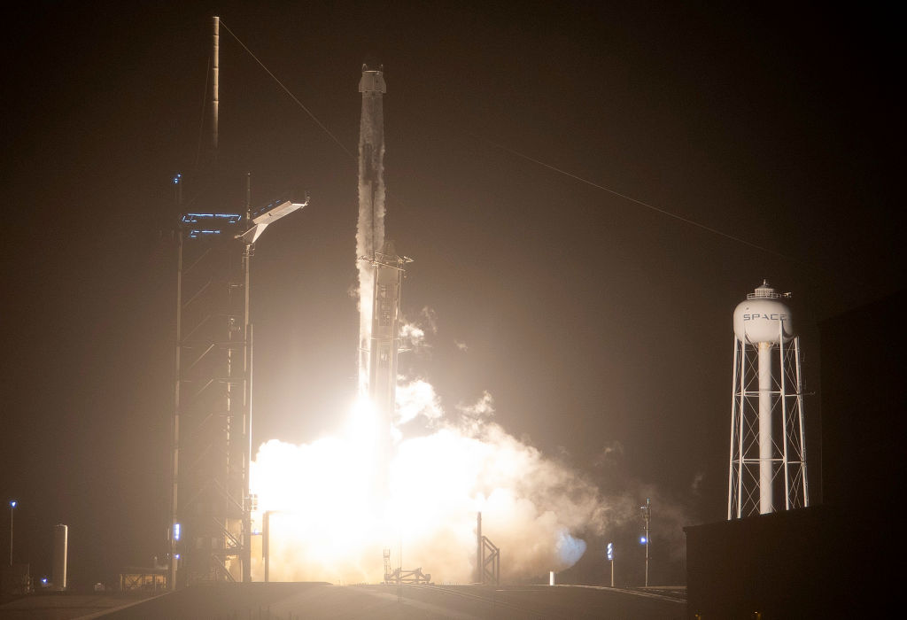 SpaceX And NASA Launch SpaceX's Crew-3 Mission To The International Space Station