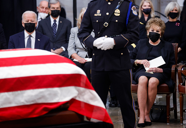 Bob Dole Lies In State At U.S. Capitol
