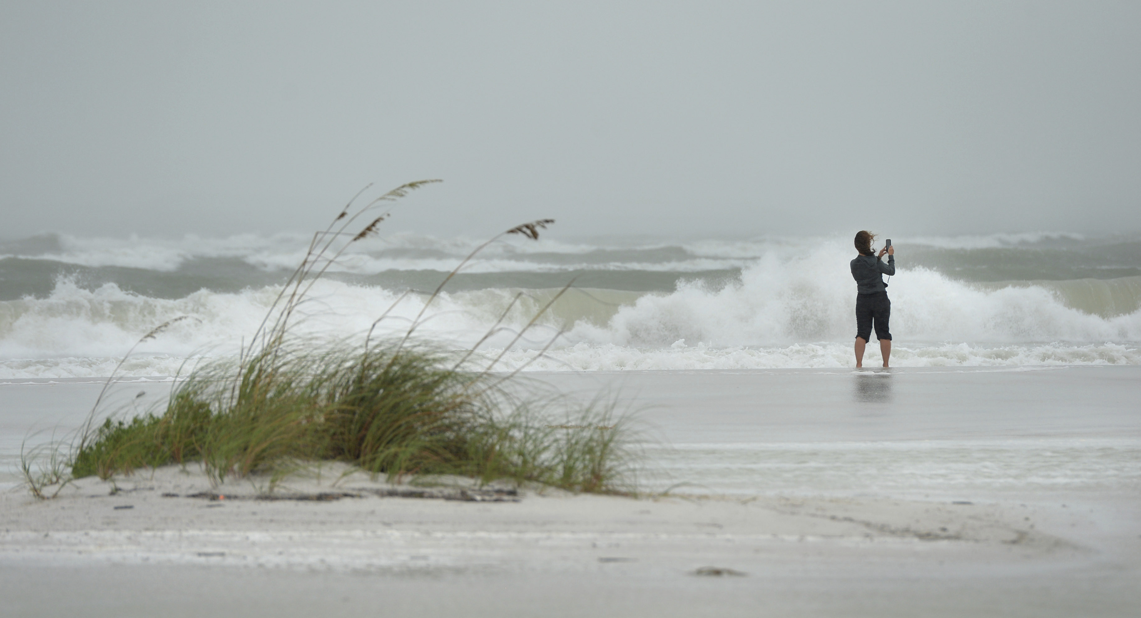 Tropical Storm Eta dumps blustery rain on west Florida, makes landfall near Cedar Key