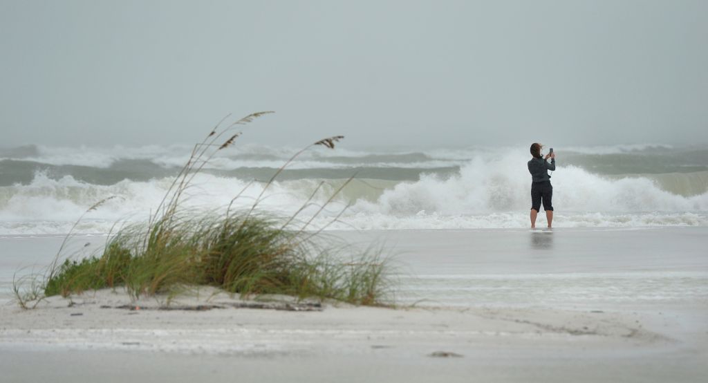 Tropical Storm Eta dumps blustery rain on west Florida, makes landfall near Cedar Key