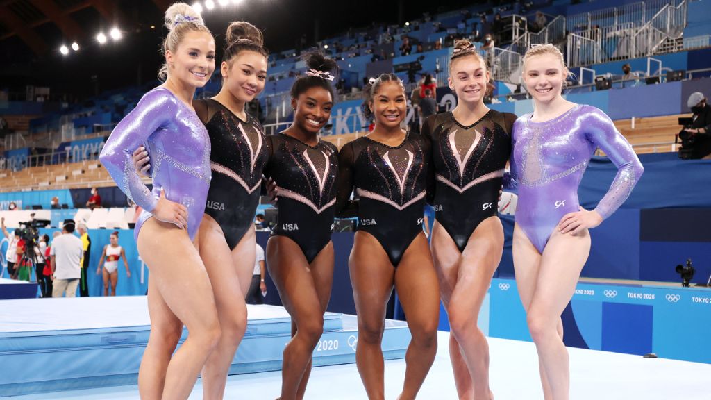 Photos: Simone Biles, women's gymnastics team train ahead of Tokyo Olympics
