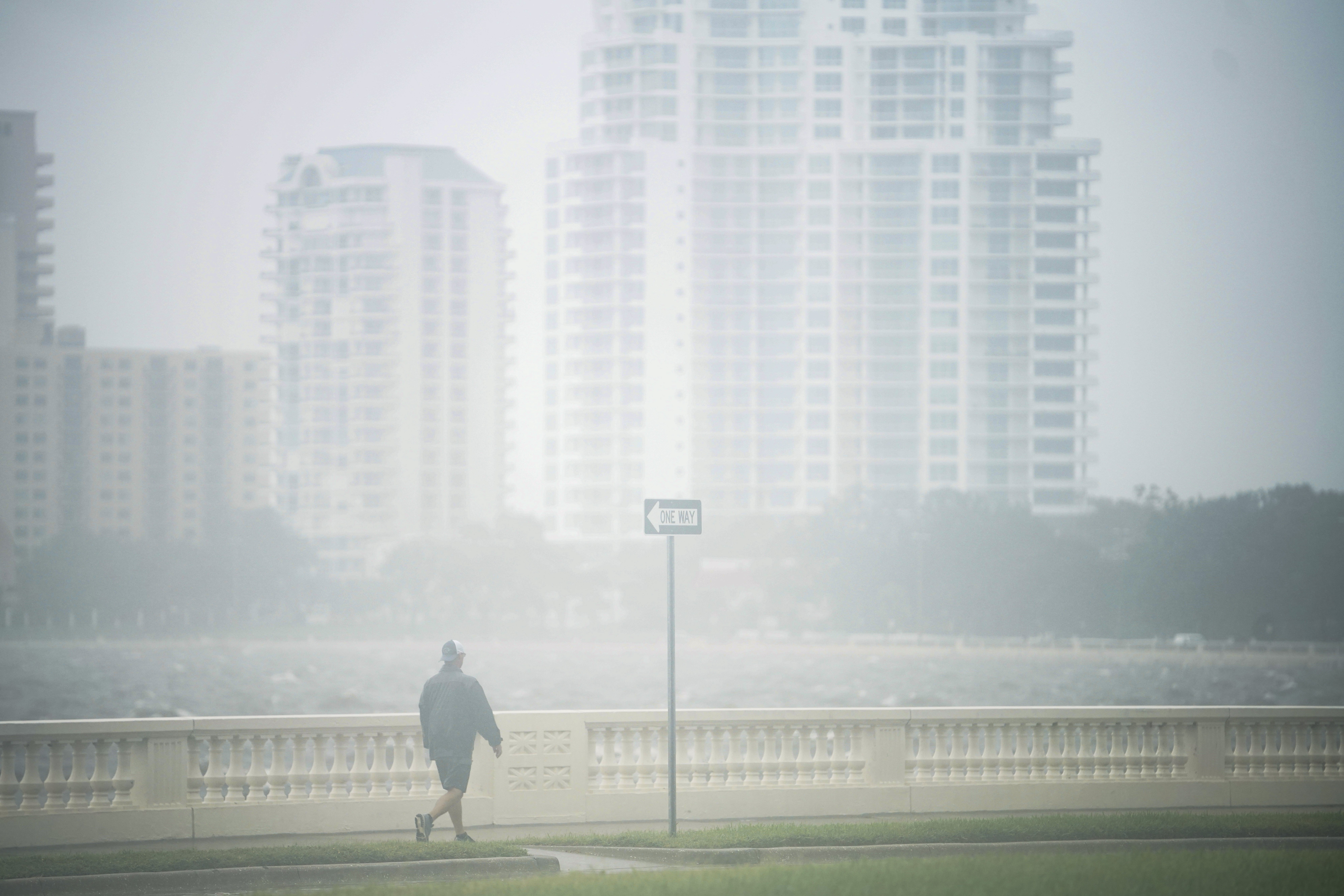 Tropical Storm Eta dumps blustery rain on west Florida, makes landfall near Cedar Key