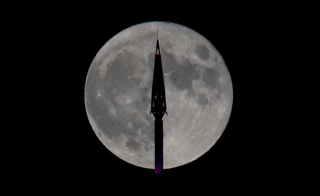 Photos: June 2021 Strawberry Moon brightens the night sky