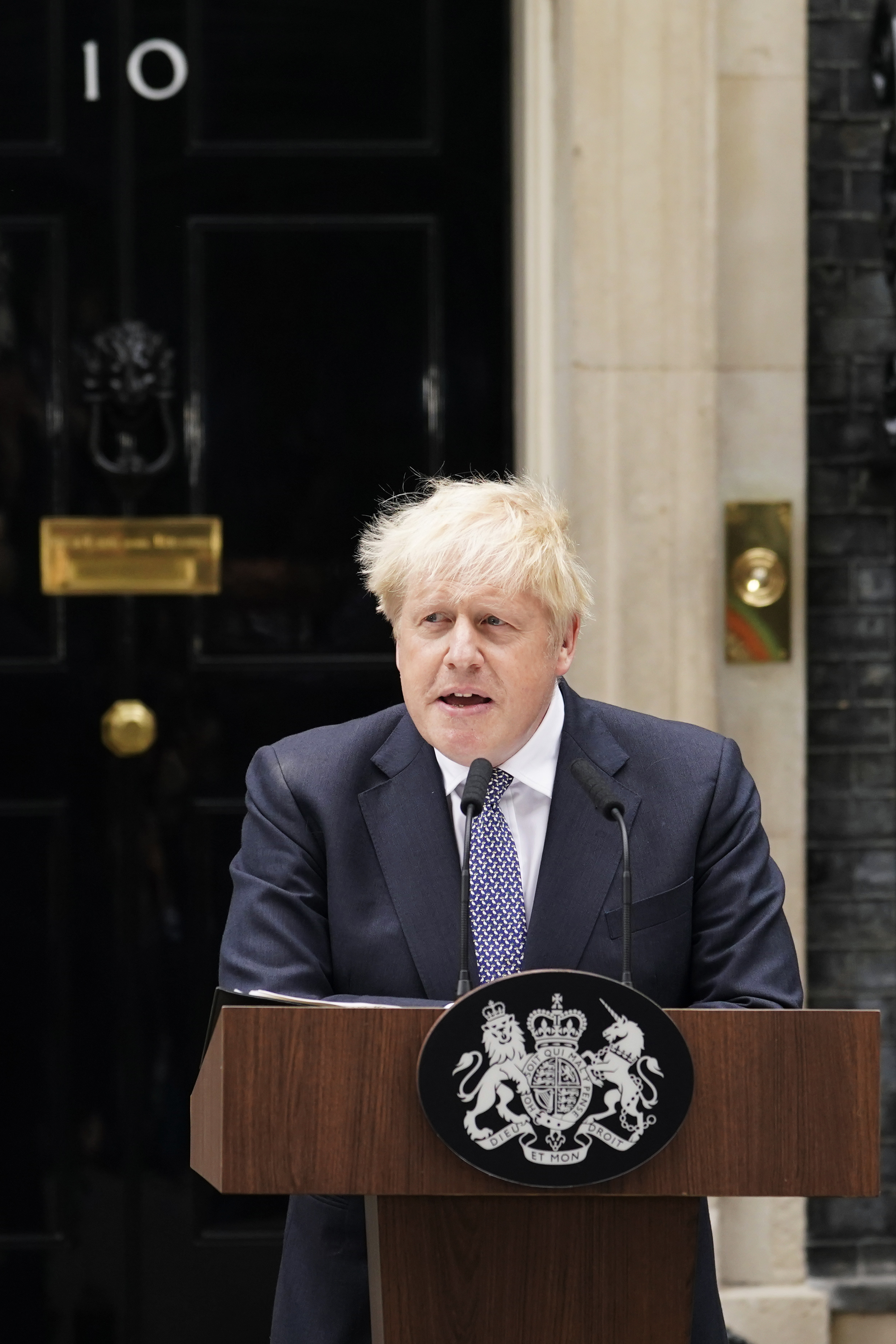 Photos: Boris Johnson agrees to resign as British prime minister