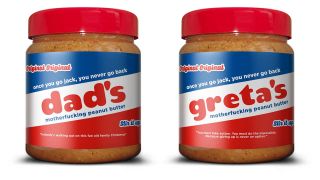 Customize "Jackpot" peanut butter label (loudersound.com)