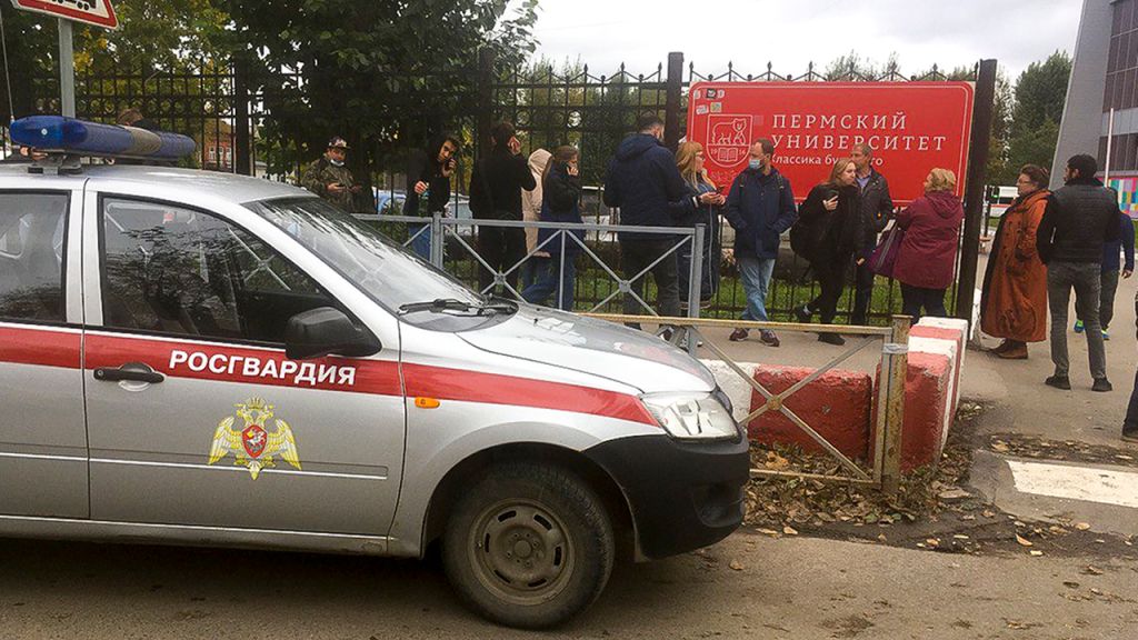Photos: Russian university shooting leaves 6 dead, 2 dozen hurt