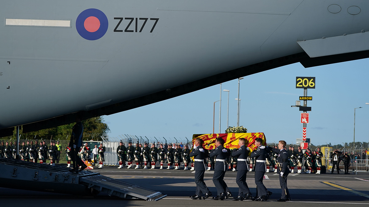 Queen Elizabeth II's coffin leaves Scotland for London
