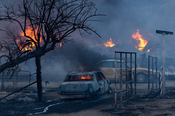 Photos: Fairview Fire in Southern California kills 2, forces evacuations