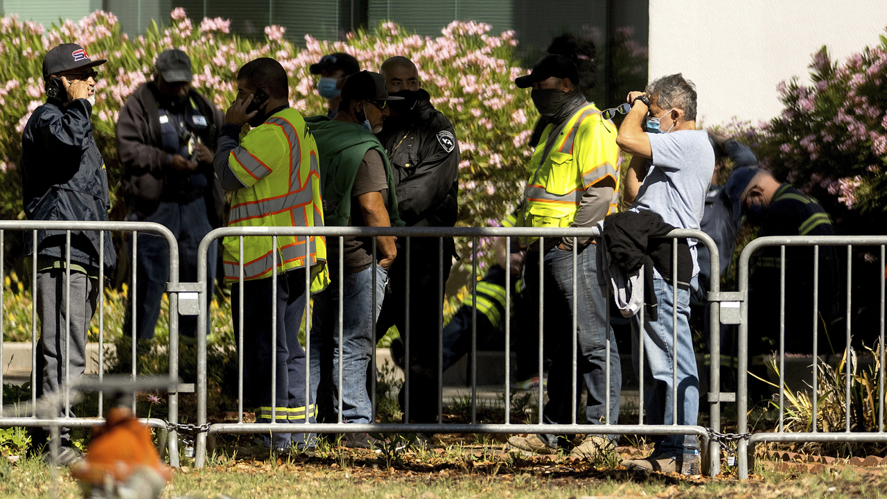 Photos: 9 people, including suspected gunman, dead in San Jose railyard shooting
