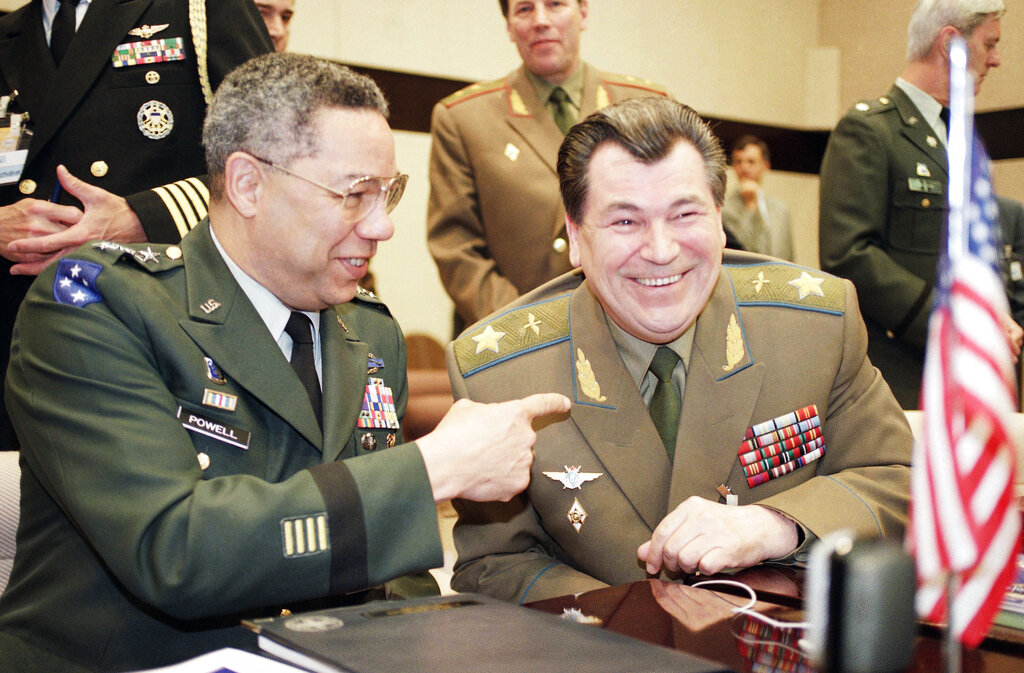 Gen. Colin Powell through the years