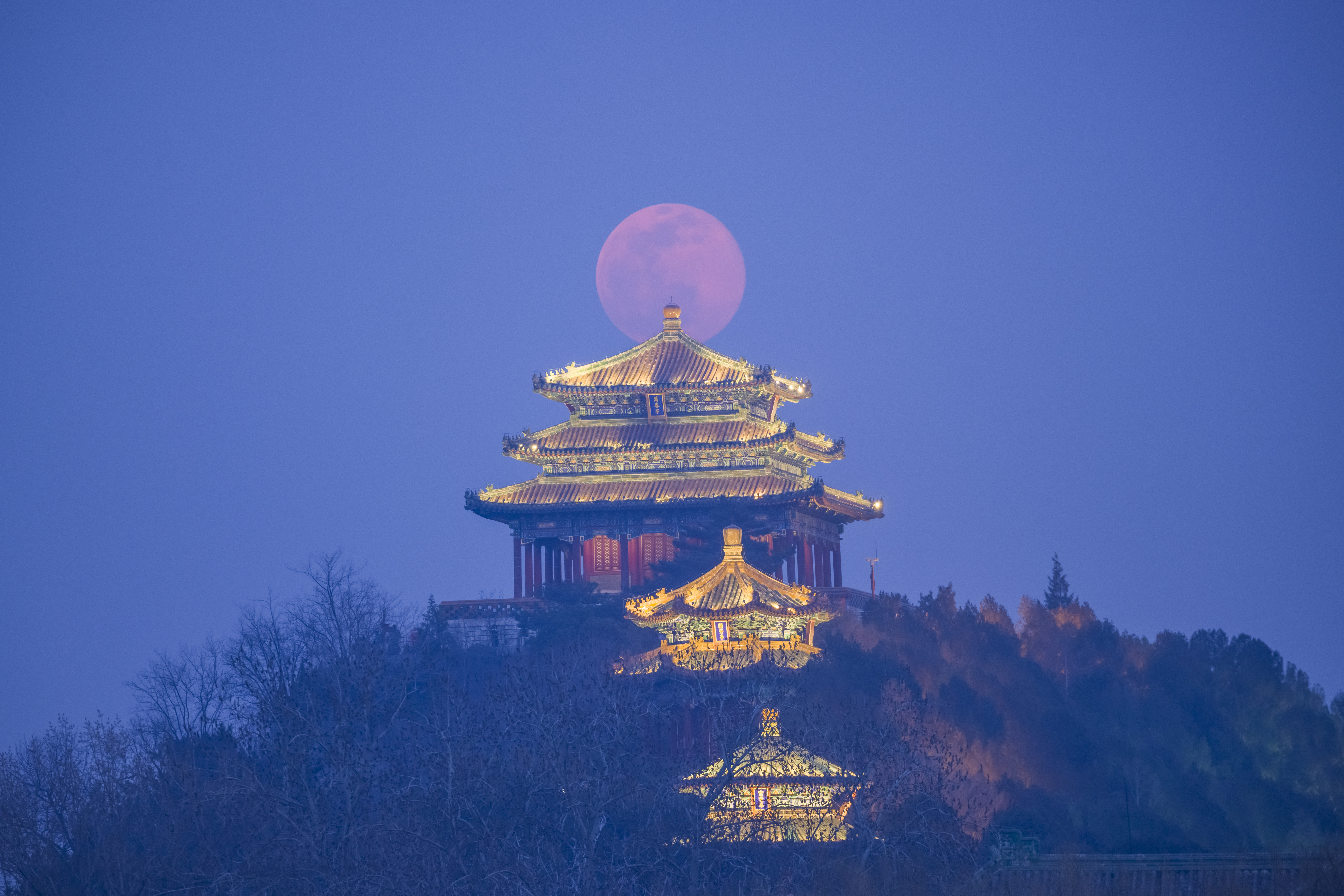 Photos: February 2021 Snow Moon brightens the night sky