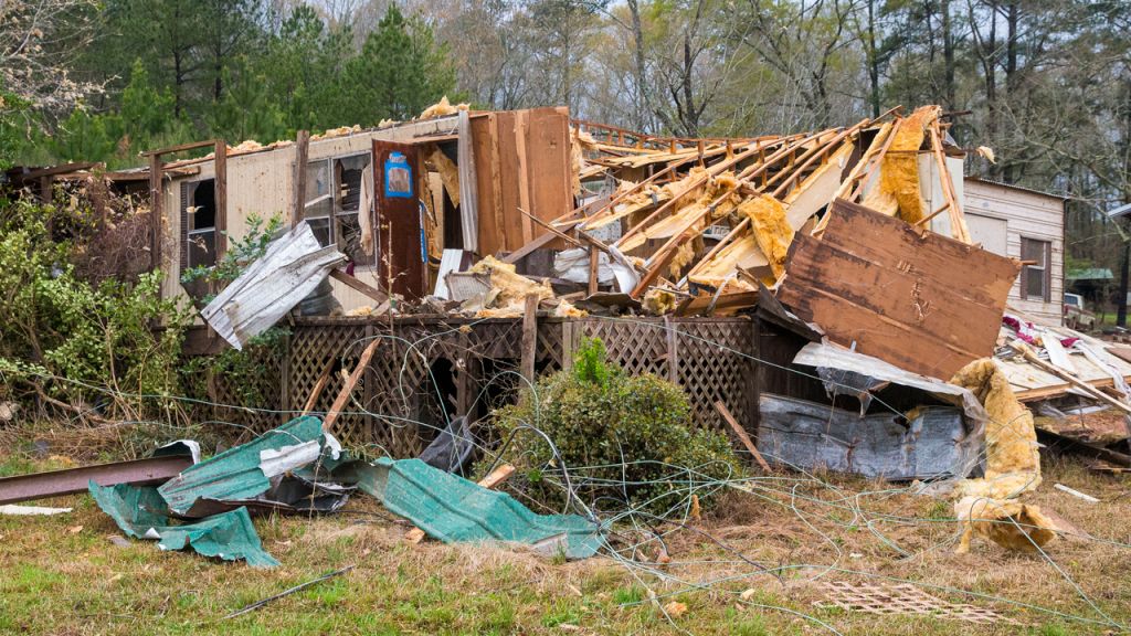 Photos: Tornadoes, severe storms batter Southern states