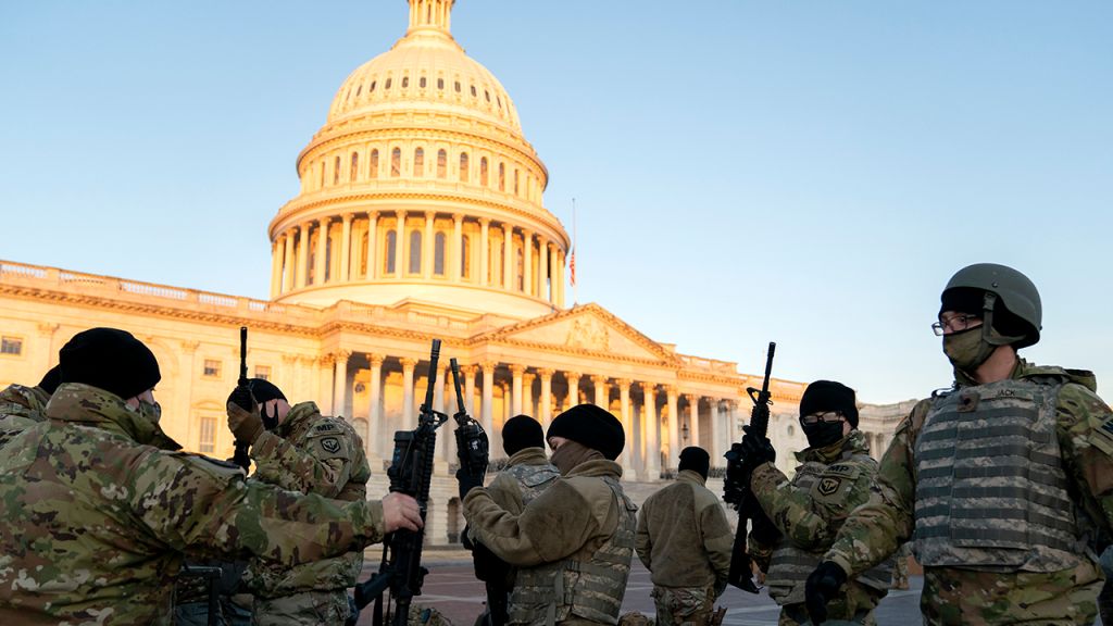 National Guard troops gather, reinforce security in US Capitol