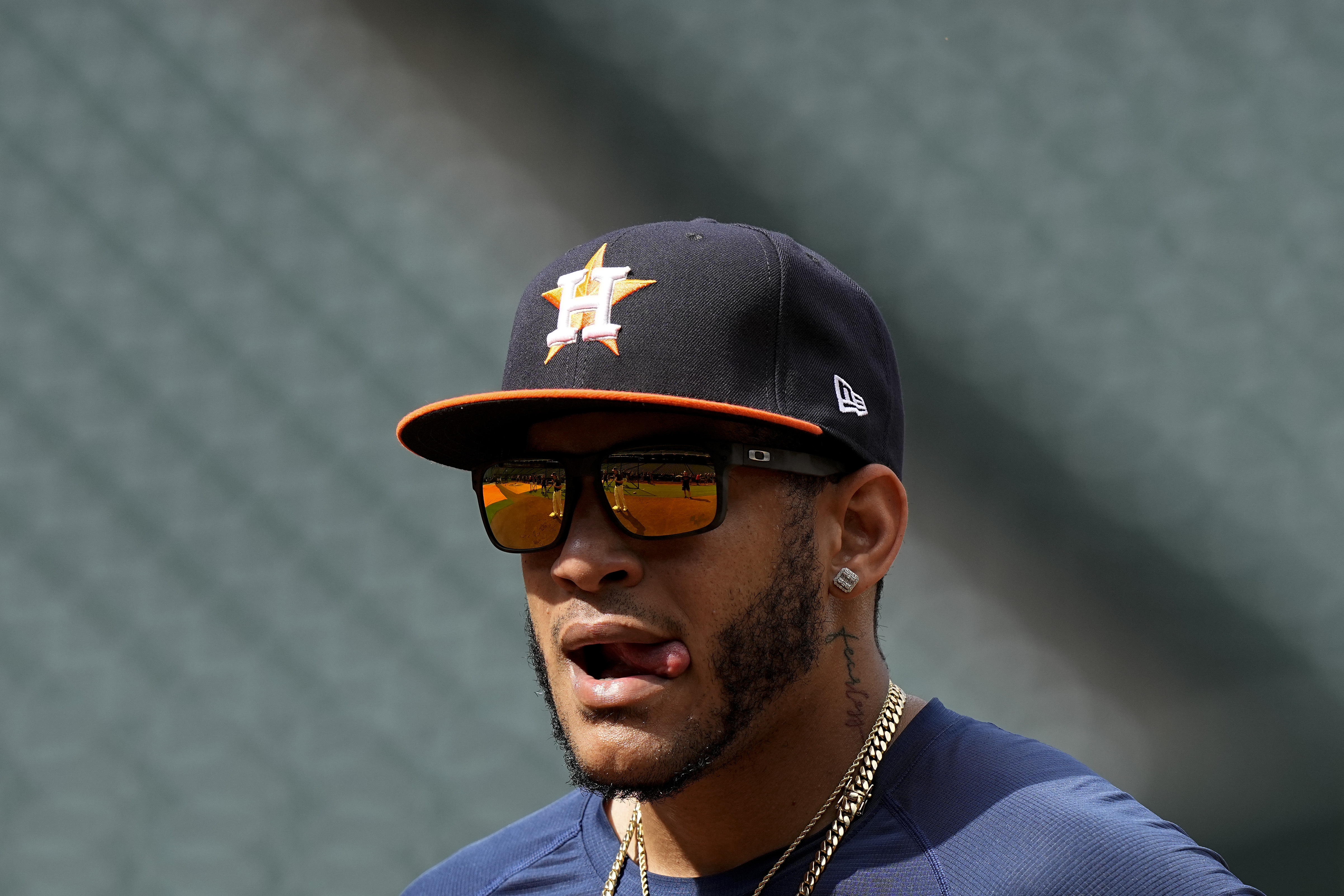 Photos: Braves, Astros stars work out ahead of World Series Game 1