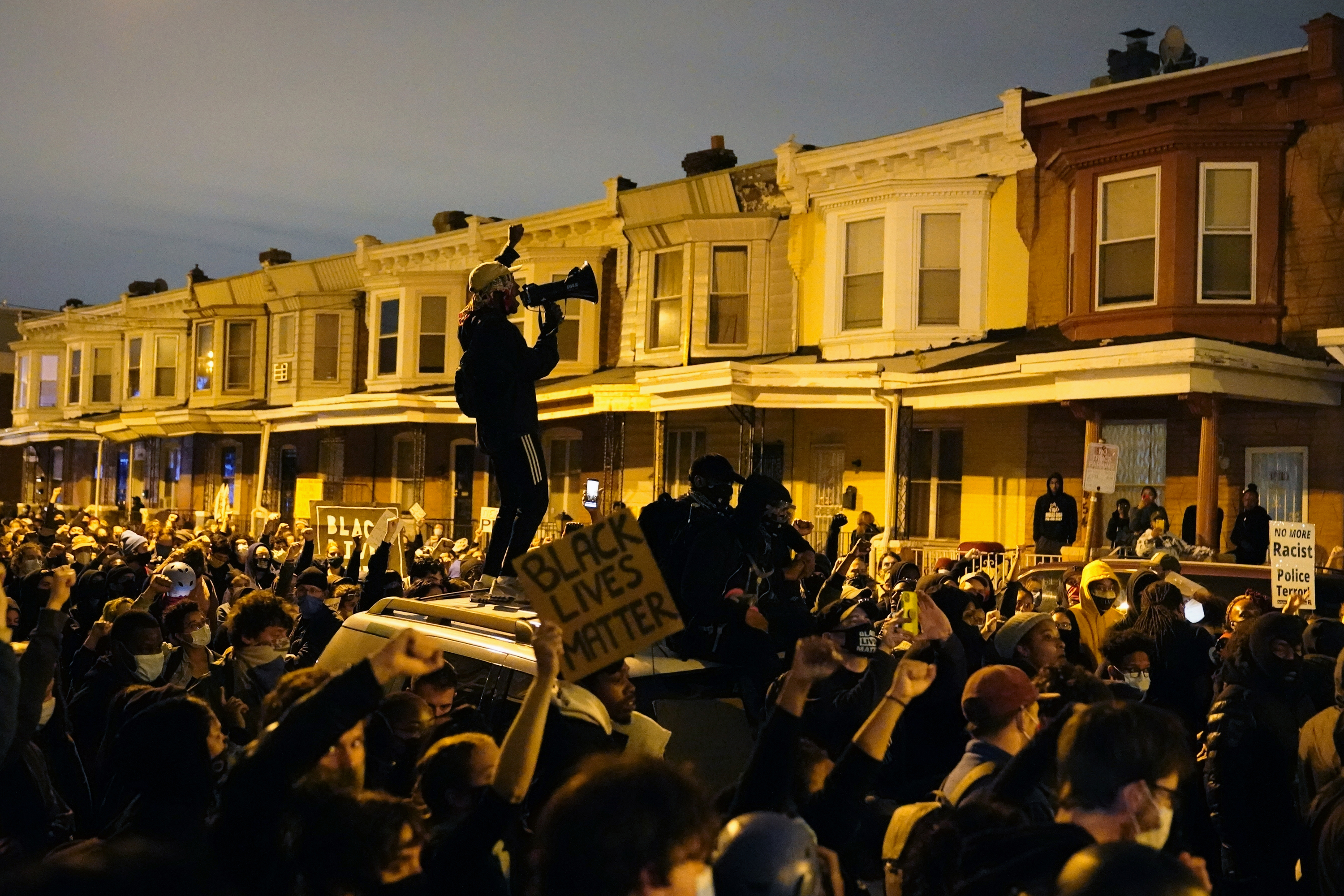 Photos: Philadelphia protests continue for 2nd night after police shoot, kill Black man