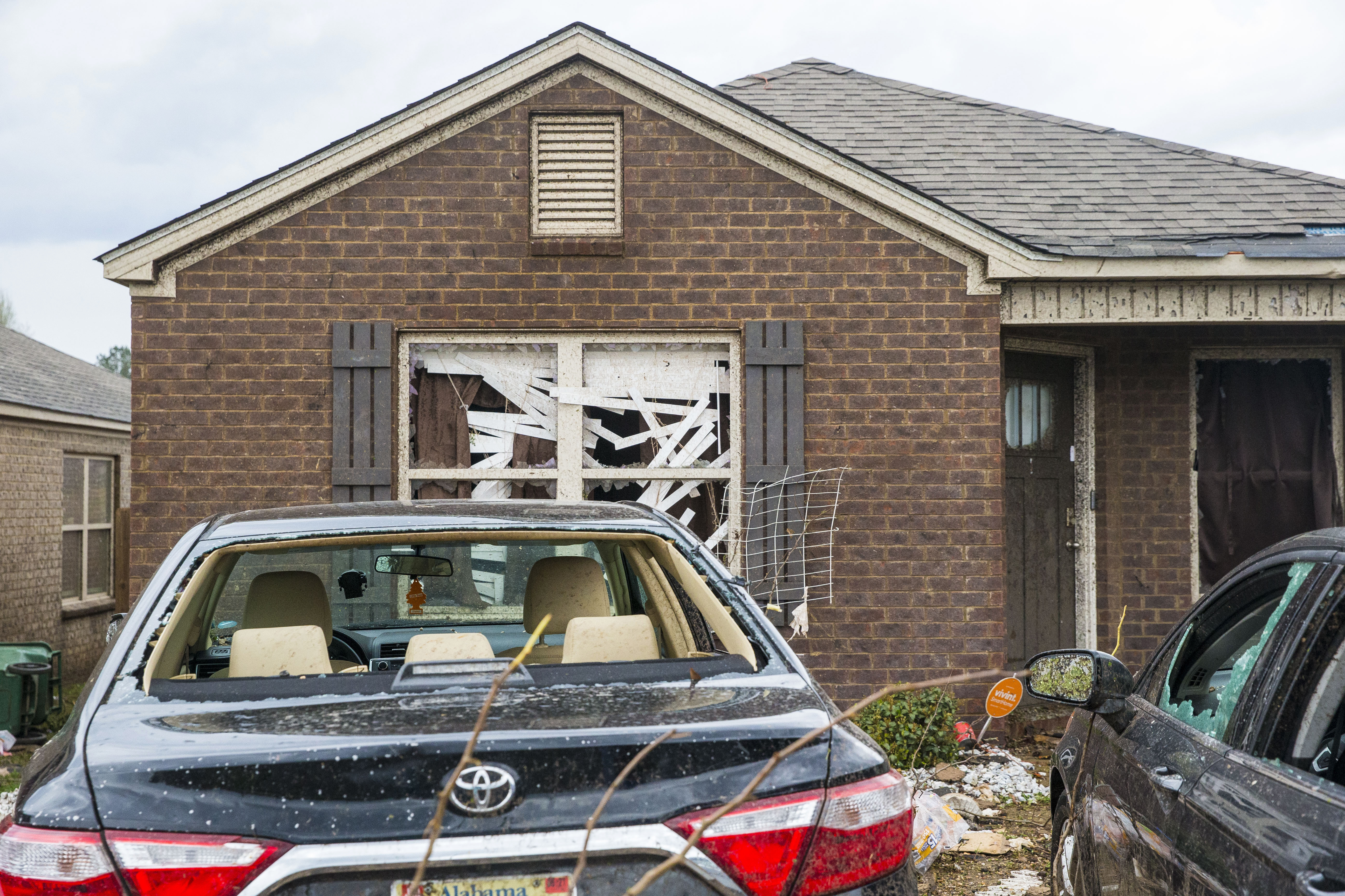 Photos: Tornadoes, severe storms batter Southern states