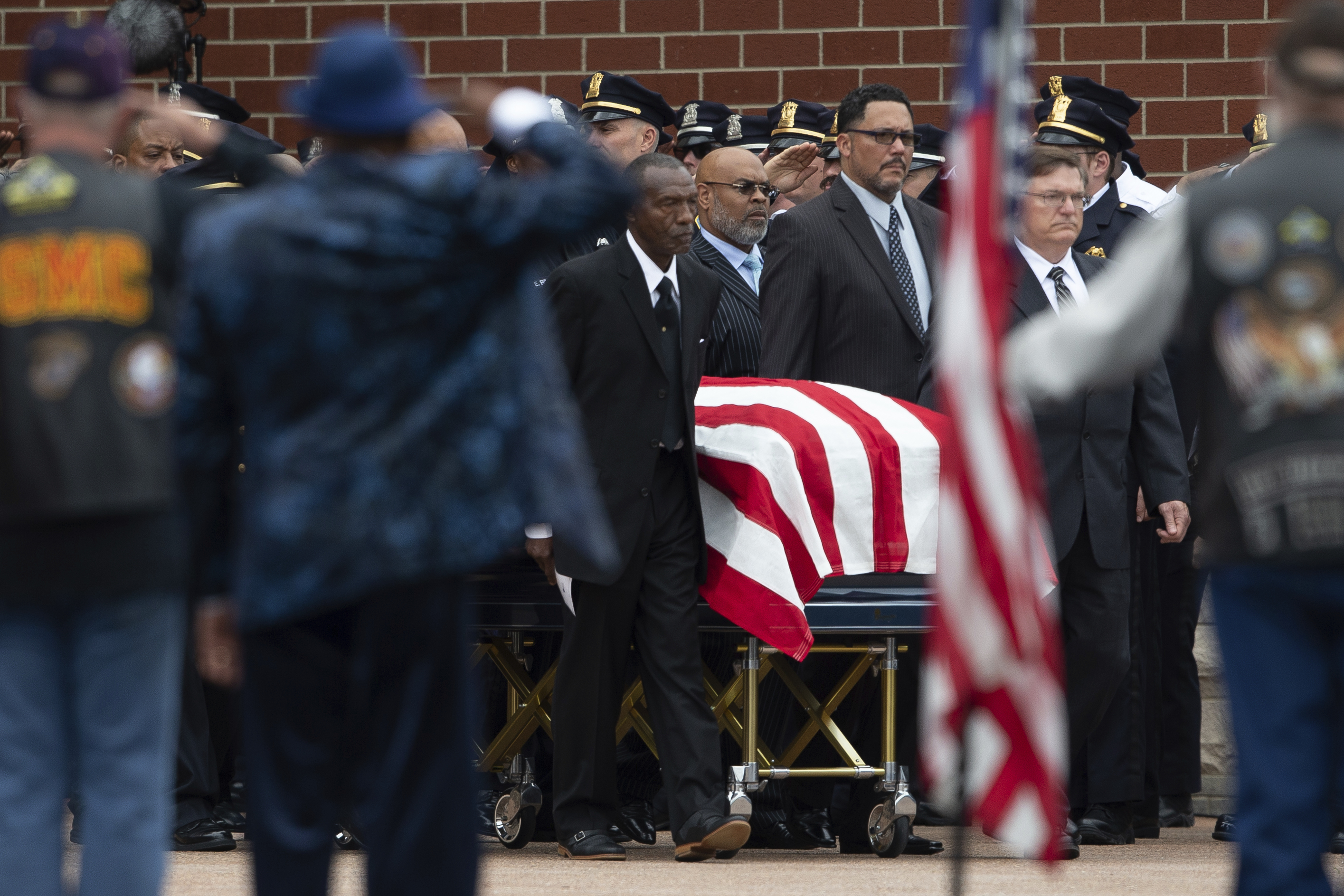 Photos: Aaron Salter Jr., retired Buffalo officer killed in mass shooting, honored at funeral