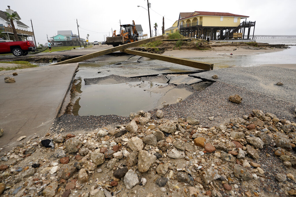 Tropical Storm Nicholas aftermath