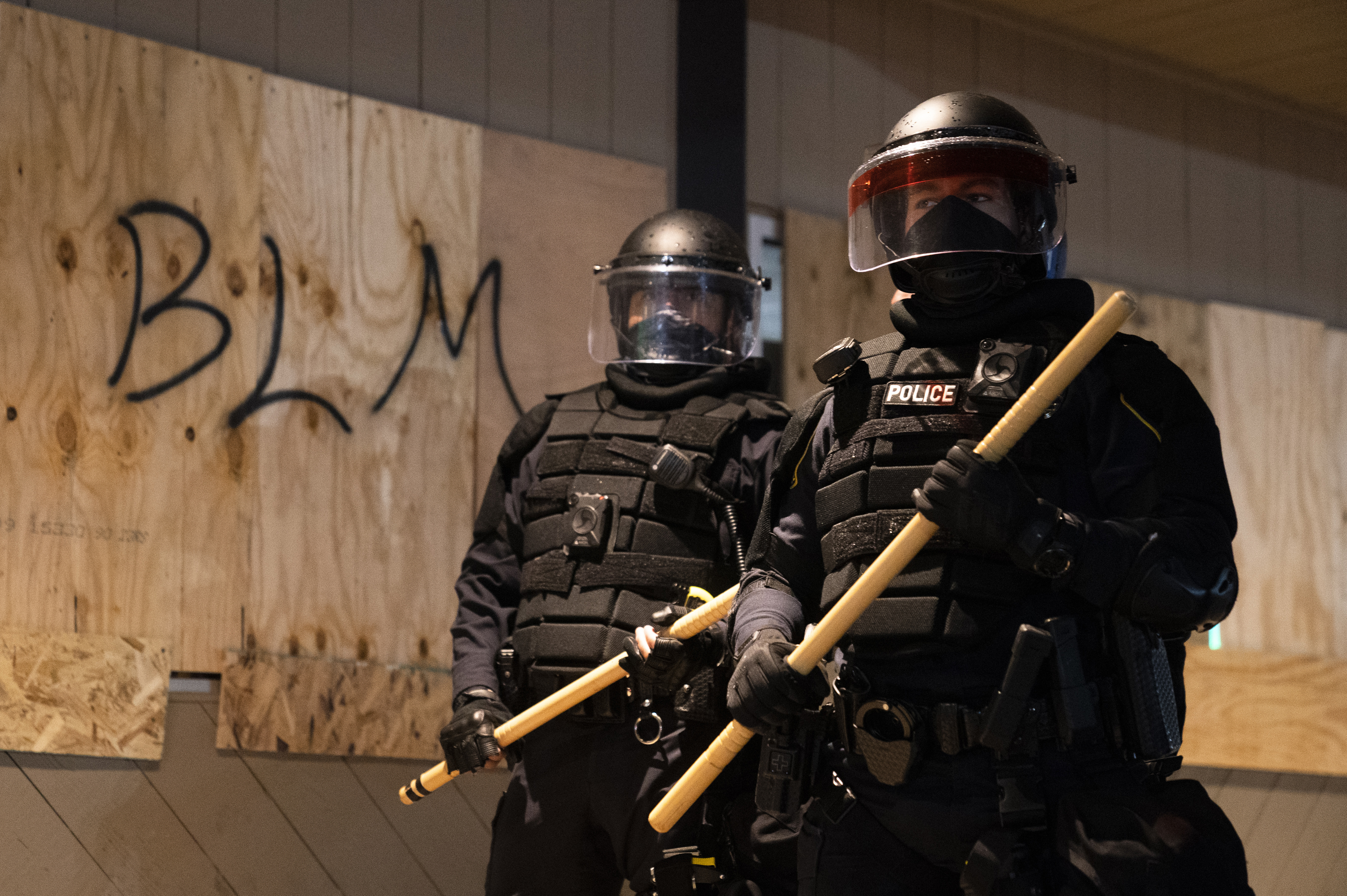 Photos: Protests continue in Minnesota after fatal police shooting of Daunte Wright