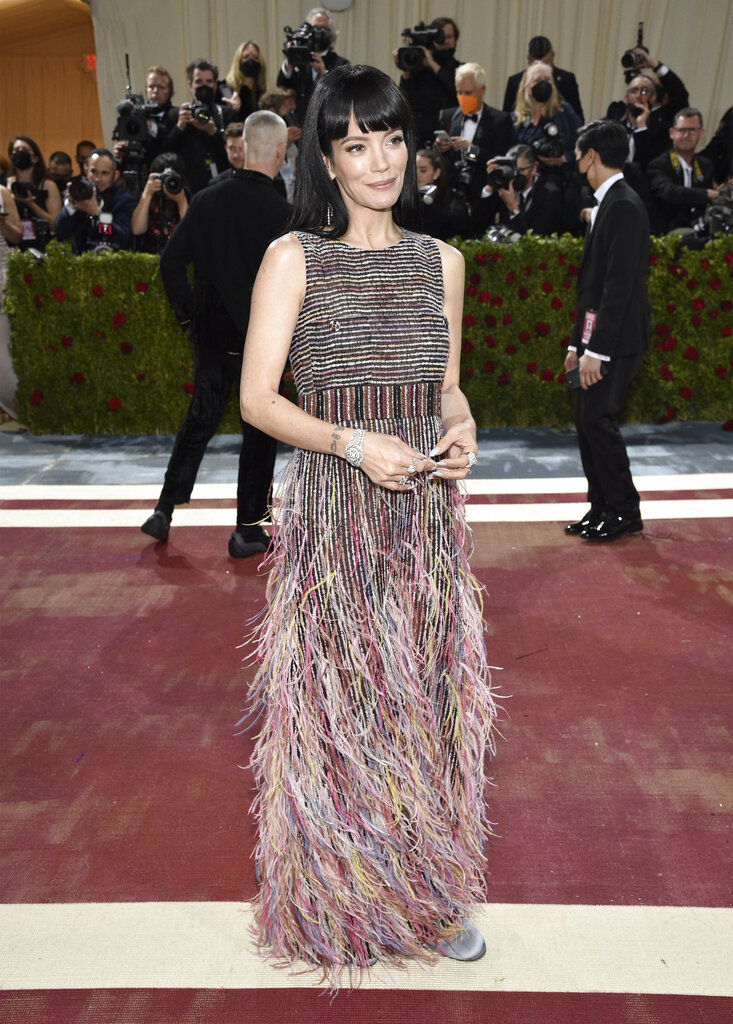NEW YORK, NEW YORK - MAY 02: Gemma Chan attend The 2022 Met Gala  Celebrating In America: An Anthology of Fashion at The Metropolitan  Museum of Art on May 02, 2022 in