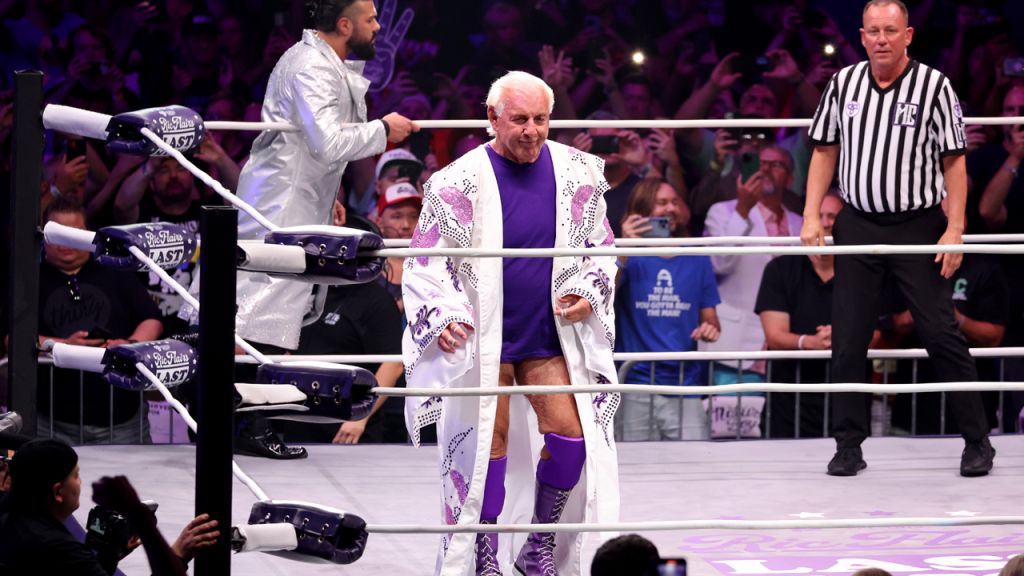 Ric 'The Nature Boy' Flair returns to ring to win 'last match'