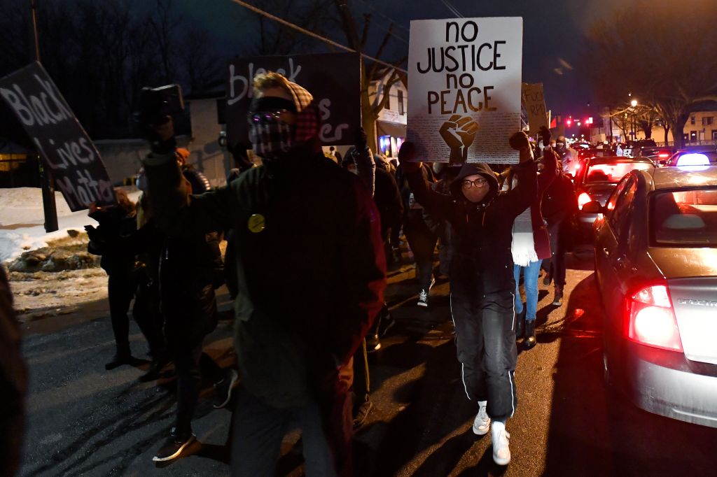 Photos: Protesters take to Rochester streets after police not charged in Daniel Prude death