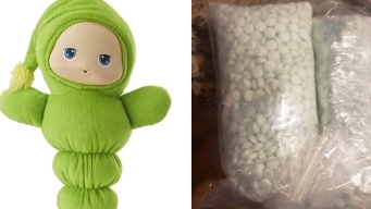 Parents find 5,000 fentanyl pills inside Glow Worm toy from thrift store