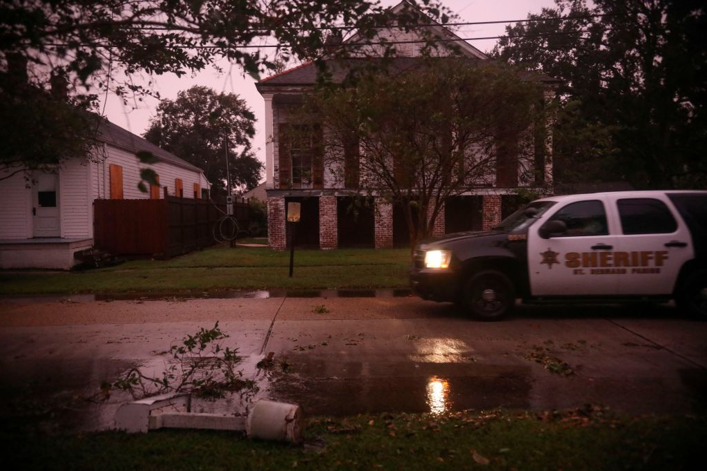 Photos: Hurricane Zeta makes landfall along southeastern Louisiana coast