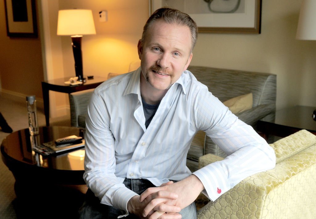 (040408 Boston, MA) Morgan Spurlock in town talking to the Herald's Tenley Woodman about his new movie. Friday, April 04, 2008. Staff photo by Ted Fitzgerald
