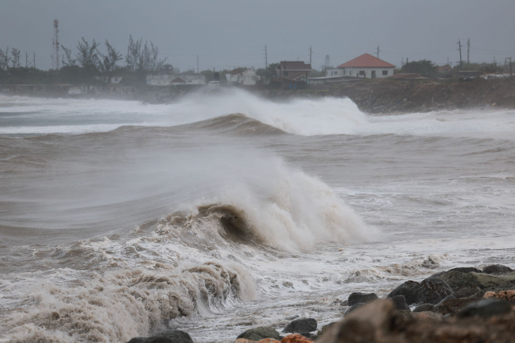 Hurricane Beryl Lashes Over Jamaica