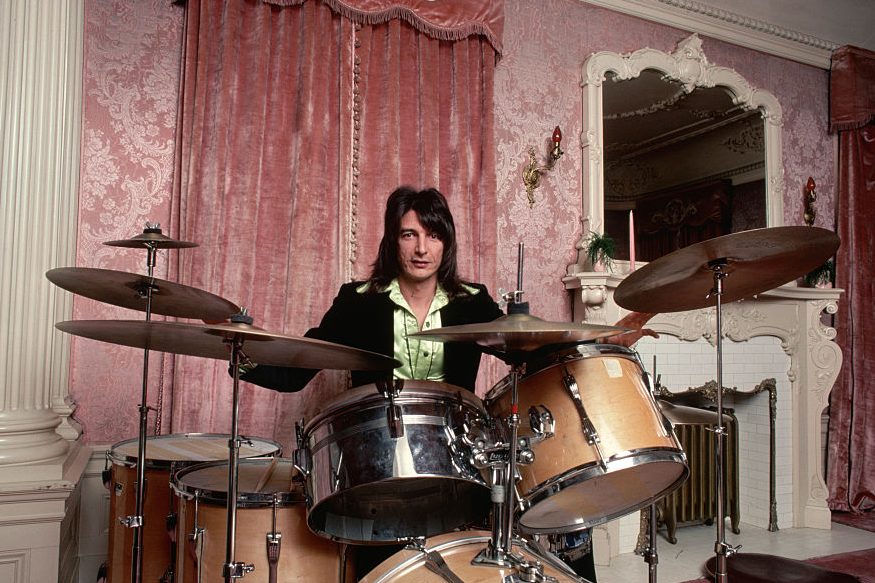 John Barbata Playing Drums