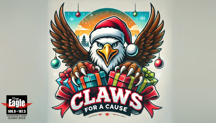 Claws for a Cause: Houston's Eagle's Citywide Toy Drive