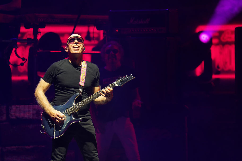 American rock guitarist, composer and songwriter Joe...