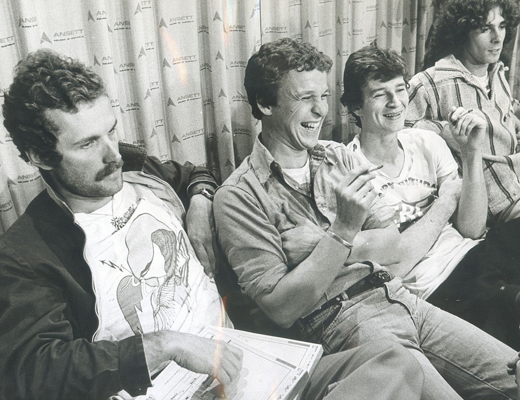 Reddie Strauks, Shirley Strachan, Red Symons and Bongo Star of the Australia ban