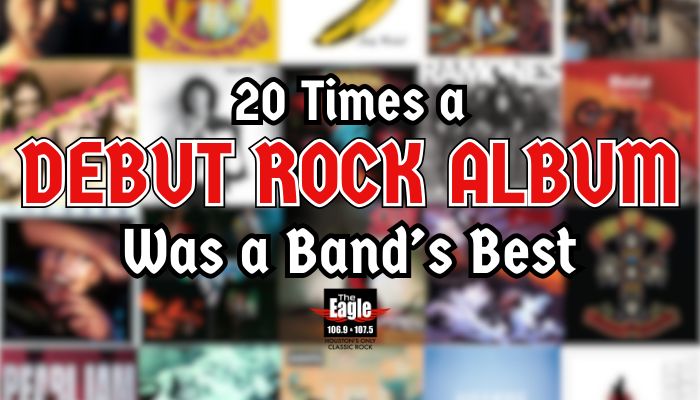 20 Times a Debut Rock Album Was a Band's Best